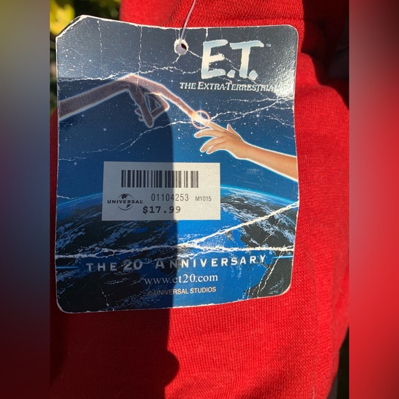 Universal Studios Exclusive - Plush Pillow - E.T. in Red Hoodie 15 Inch - Picture 2 of 3